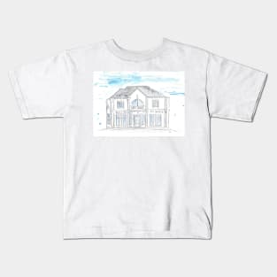 Arcadia Portrush drawing Kids T-Shirt